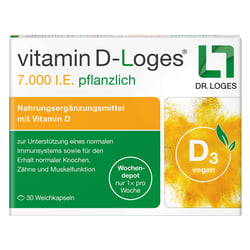 Vitamin D-loges 7.000 I.e. pflanzlich Wochendepot