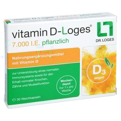 Vitamin D-loges 7.000 I.e. pflanzlich Wochendepot
