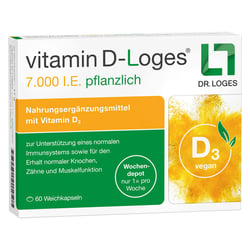 Vitamin D-loges 7.000 I.e. pflanzlich Wochendepot