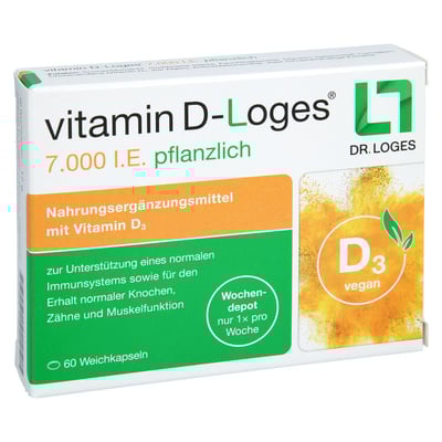 Vitamin D-loges 7.000 I.e. pflanzlich Wochendepot