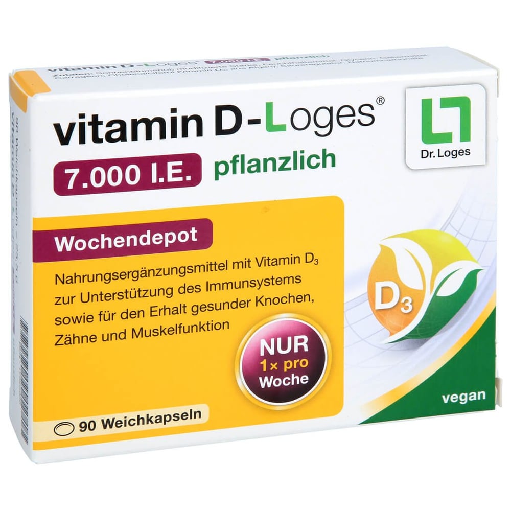 Vitamin D-loges 7.000 I.e. pflanzlich Wochendepot