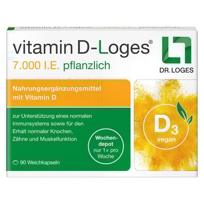 Vitamin D-loges 7.000 I.e. pflanzlich Wochendepot