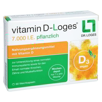 Vitamin D-loges 7.000 I.e. pflanzlich Wochendepot