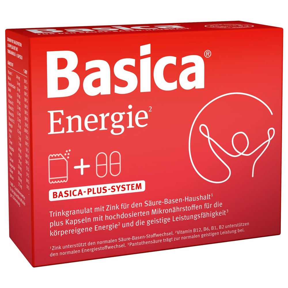 Basica Energie Trinkgranulat + Kapseln für 7 Tage