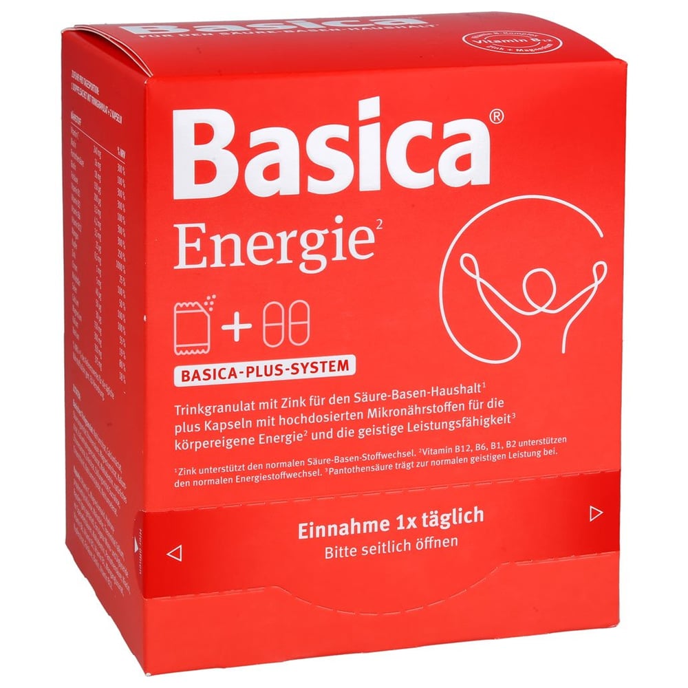 Basica Energie Trinkgranulat + Kapseln für 30 Tage