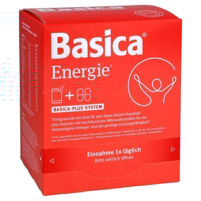 Basica Energie Trinkgranulat + Kapseln für 30 Tage
