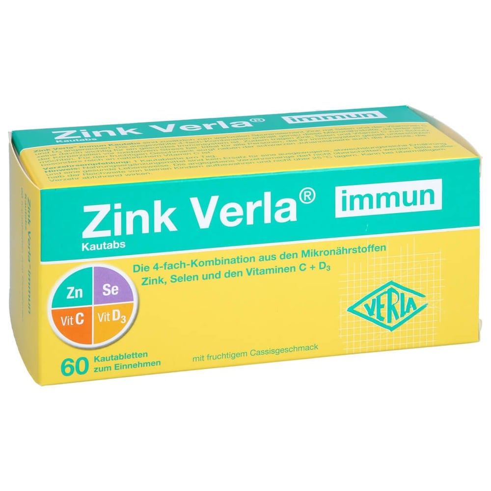 Zink Verla immun Kautabs