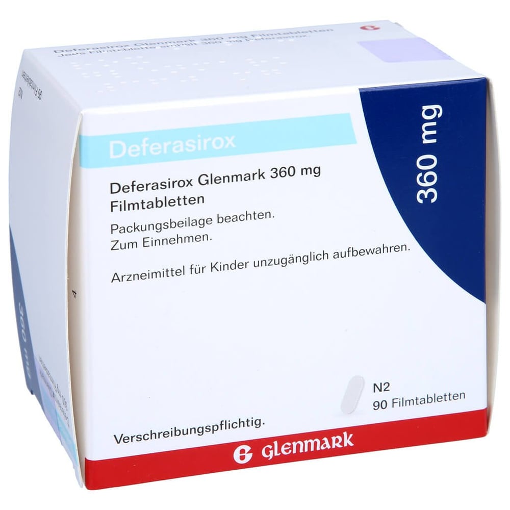 Deferasirox Glenmark 360 mg Filmtabletten
