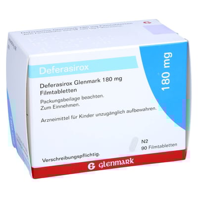 Deferasirox Glenmark 180 mg Filmtabletten