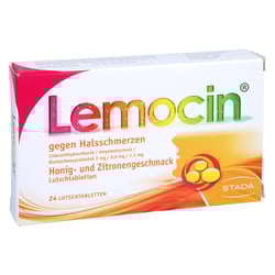 Lemocin gegen Halsschmerzen 2 mg/0,6 mg/1,2 mg Honig- und Zitronengeschmack