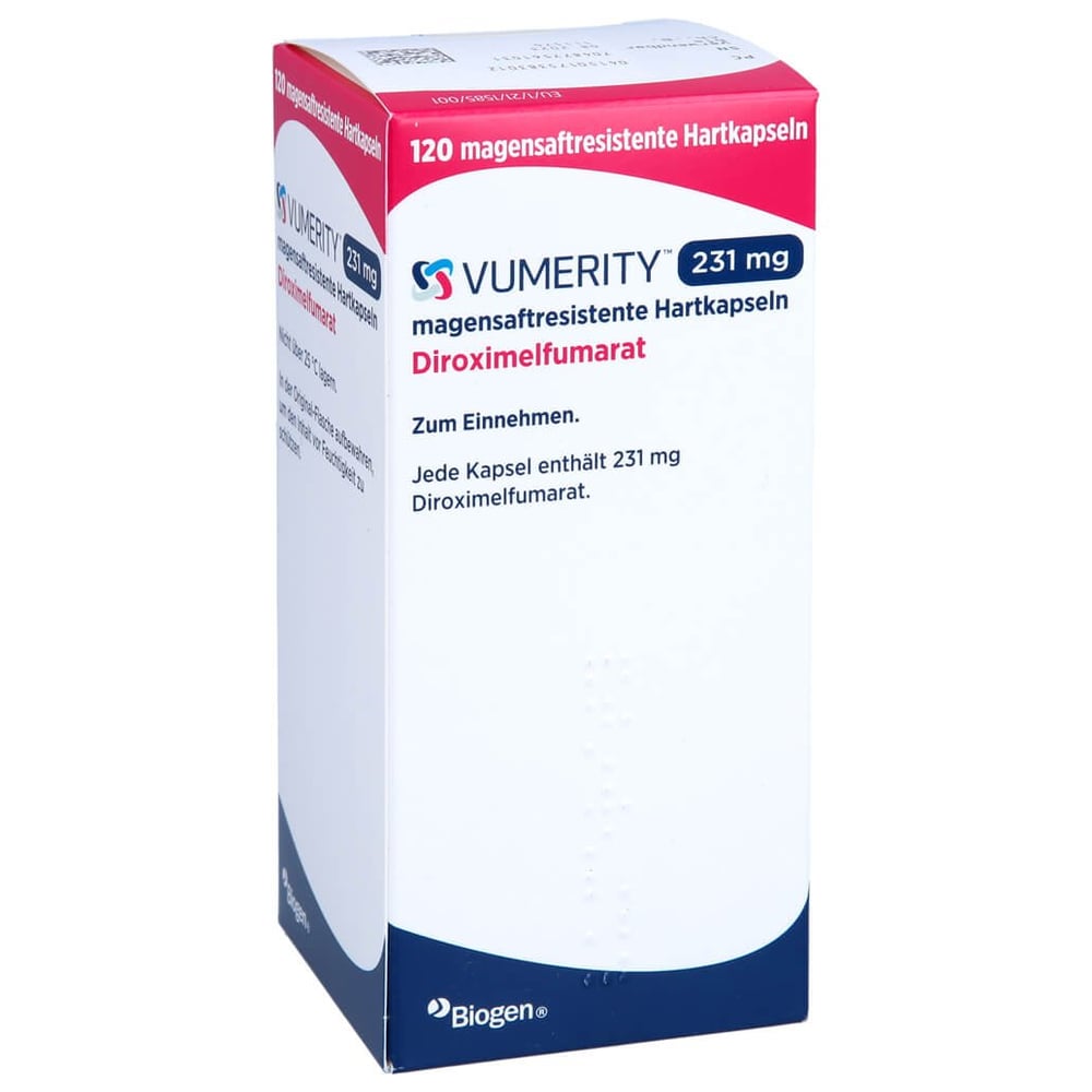 Vumerity 231 mg magensaftresis.Hartkapseln 30 Tage