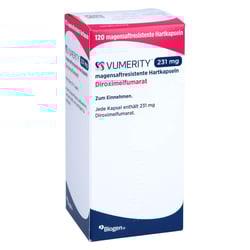 Vumerity 231 mg magensaftresis.Hartkapseln 30 Tage