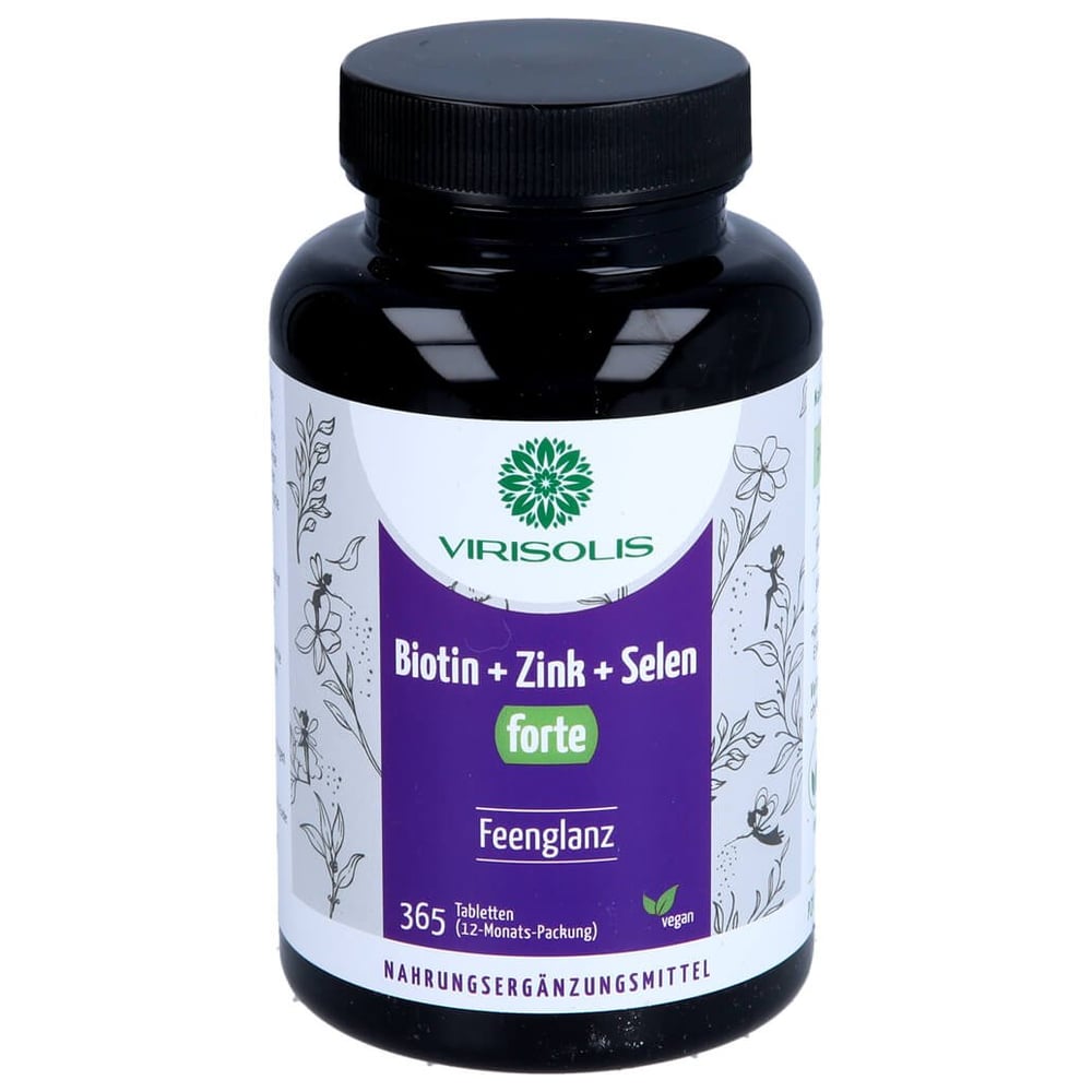 Virisolis Biotin-Zink-Selen Forte 12-Mon.vegan Tab