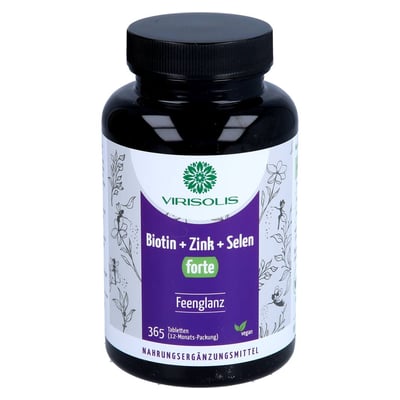 Virisolis Biotin-Zink-Selen Forte 12-Mon.vegan Tab