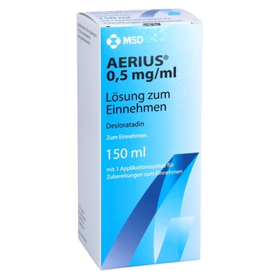 Aerius 0,5 mg/ml Lösung zum Einnehmen Produktbild 1