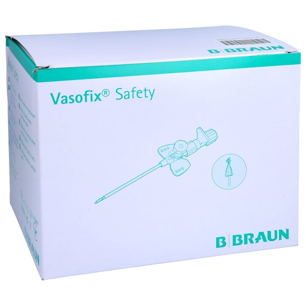 Vasofix Safety Kanüle 22 G 0,9x25 mm blau