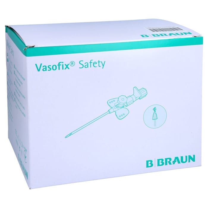 Vasofix Safety Kanüle 22 G 0,9x25 mm blau
