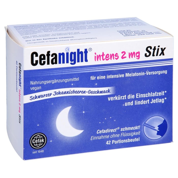 Cefanight Intens 2mg Stix