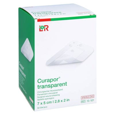 Curapor Wundverband steril transparent 5x7 cm