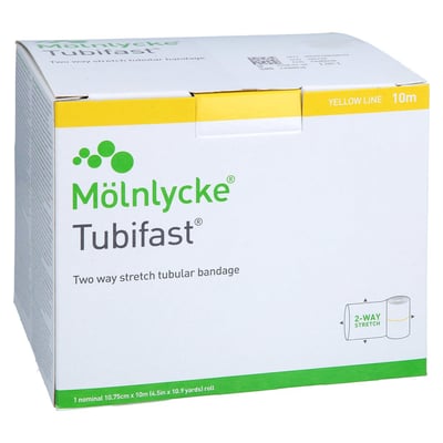 Tubifast 2-Way Stretch 10,75 cmx10 m gelb ToRa Pharma
