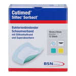 Cutimed Siltec Sorbact B PU-Verband 10x10 cm ACA Müller/ADAG Pharma Produktbild 2