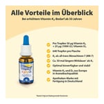 Dr. Jacob's Vitamin K2D3 Öl 1000 IE/50 mcg D3+K2 640 Tropfen Produktbild 3