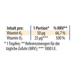 Dr. Jacob's Vitamin K2D3 Öl 1000 IE/50 mcg D3+K2 640 Tropfen Produktbild 7