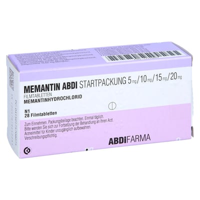 Memantin Abdi Startpackung 5 mg/10 mg/15 mg/20 mg