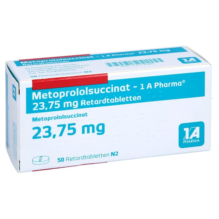 Metoprololsuccinat - 1 A Pharma 23.75 mg Retardtab