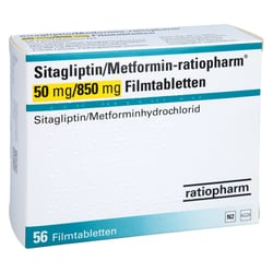 Sitagliptin/Metformin-ratiopharm 50 mg/850 mg