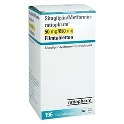 Sitagliptin/Metformin-ratiopharm 50 mg/850 mg