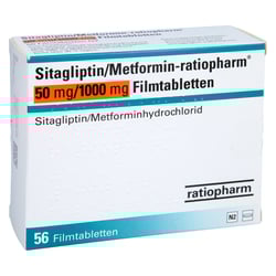 Sitagliptin/Metformin-ratiopharm 50 mg/1000 mg