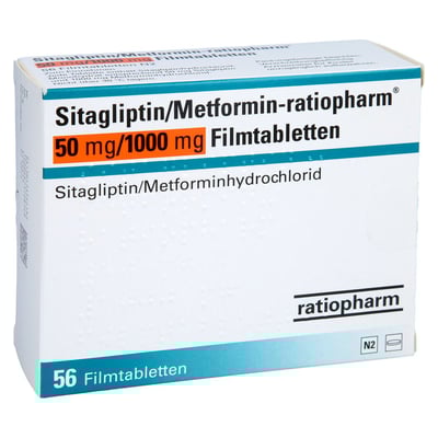 Sitagliptin/Metformin-ratiopharm 50 mg/1000 mg