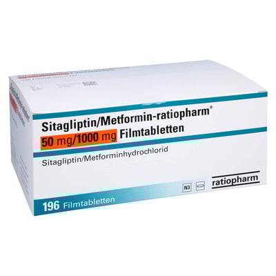 Sitagliptin/Metformin-ratiopharm 50 mg/1000 mg