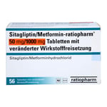 SITAGLIPTIN/Metformin-ratiopharm 50 mg/1000 mg TVW Produktbild 2