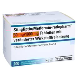 SITAGLIPTIN/Metformin-ratiopharm 50mg/1000mg TVW