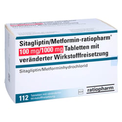 SITAGLIPTIN/Metformin-ratiopharm 100 mg/1000 mg TVW