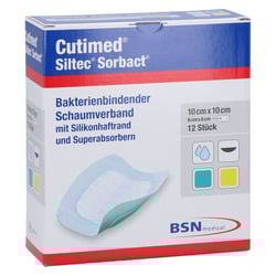 Cutimed Siltec Sorbact Pu-Verb.10X10 cm Avitamed