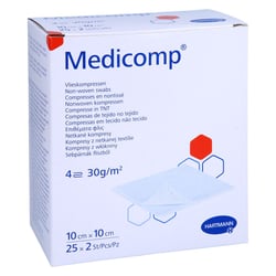 Medicomp Vlieskomp.steril 10x10 cm 4fach Avitamed