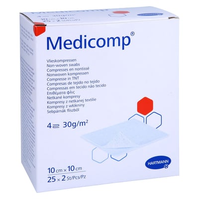 Medicomp Vlieskomp.steril 10x10 cm 4fach Avitamed