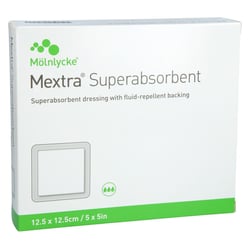 Mextra Superabsorbent Verband 12,5x12,5 cm Avitamed