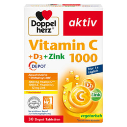 Doppelherz Vitamin C 1000+D3+Zink Depot
