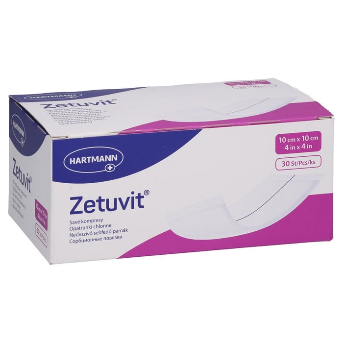 Zetuvit Saugkompressen unsteril 10x10 cm