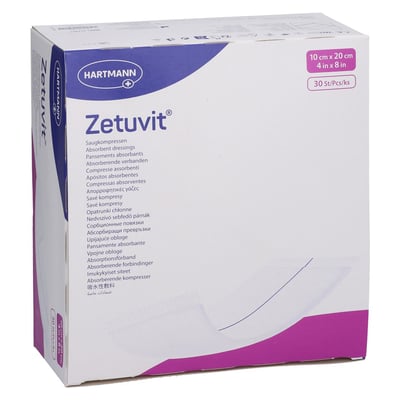 Zetuvit Saugkompressen unsteril 10x20 cm