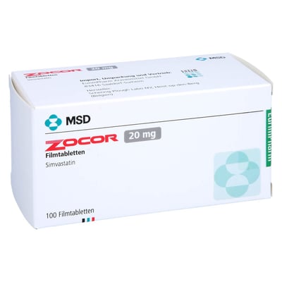 Zocor 20 mg Produktbild 1