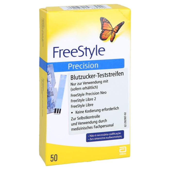 Freestyle Precision Blutzucker Teststr.o.Codierung
