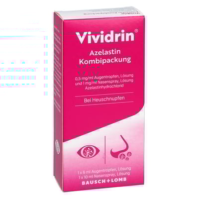 Vividrin Azelastin Kombipackung 0,5mg/ml und 1mg/ml