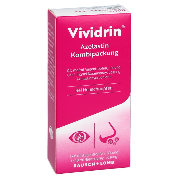 Vividrin Azelastin Kombipackung 0,5mg/ml und 1mg/ml