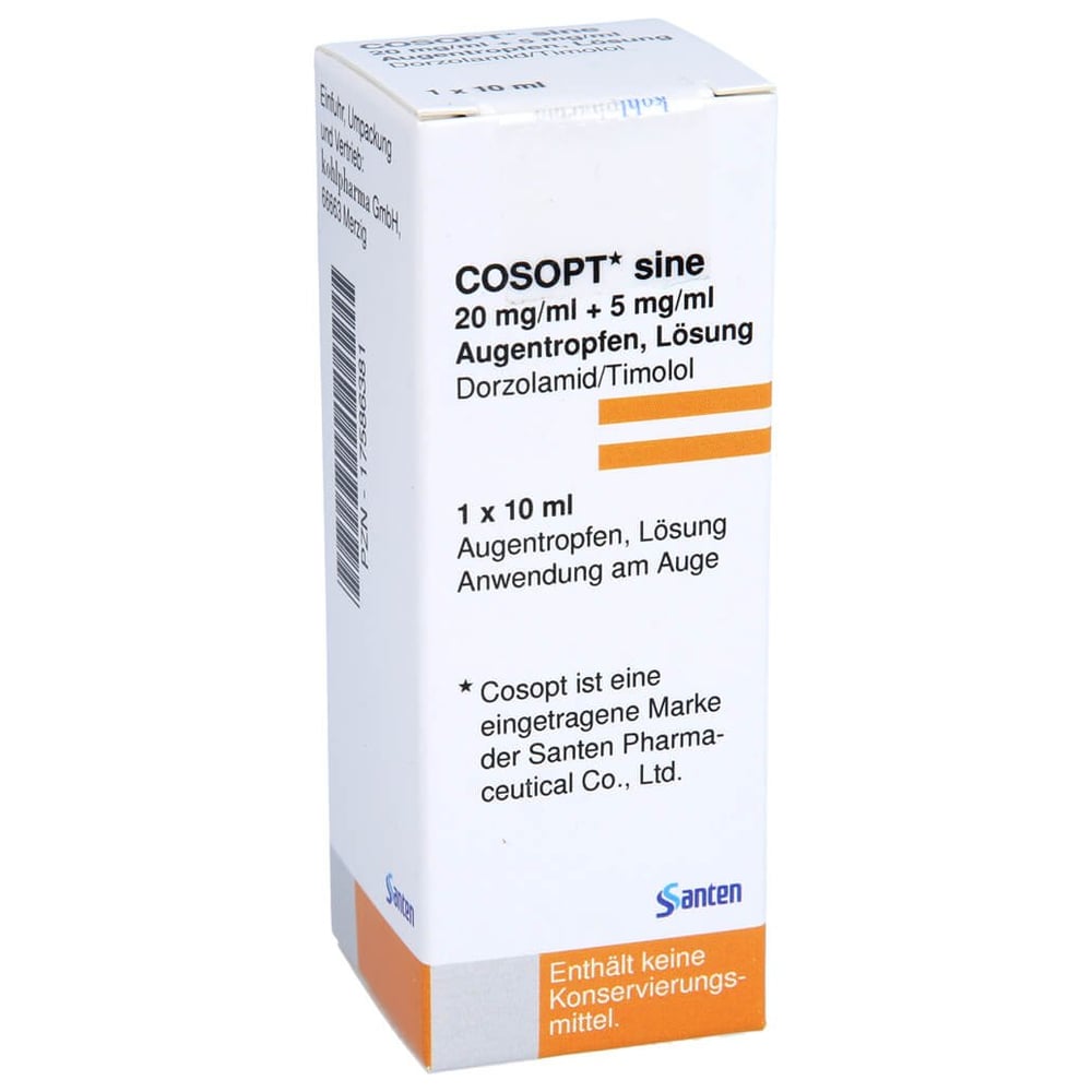 Cosopt sine 20mg/ml+5mg/ml