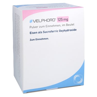 Velphoro 125 mg Pulver zum Einnehmen im Beutel Produktbild 1